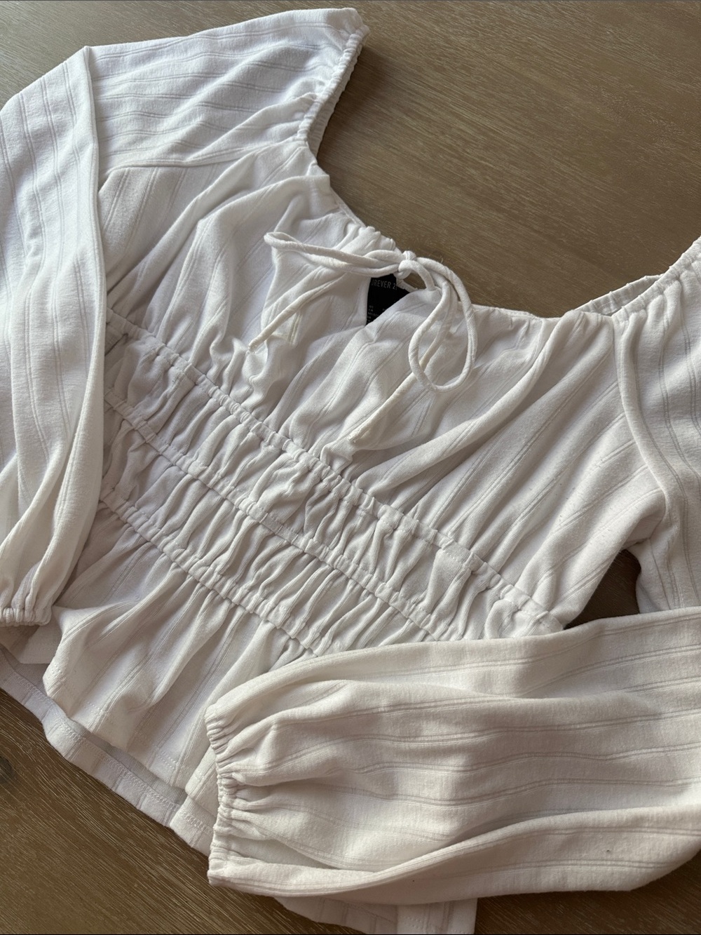 F21+ Smocked Peasant Blouse | 1X